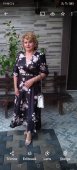 Rochie neagra din satin cu imprimeu floral ●36 ●38